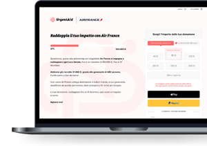 Form per la raccolta fondi online