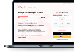 iRaiser - Spezielles Spendenformular