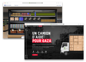 Impact landing iRaiser - GAZA - banque alim