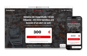 Impact landing iRaiser - Urgence