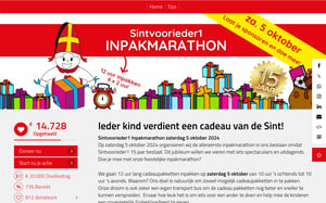 Ieder kind een cadeau van sint website gratis fondsenwerving