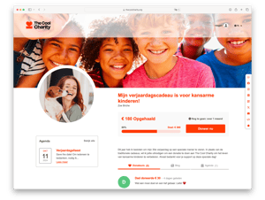 iRaiser peer to peer fundraising website