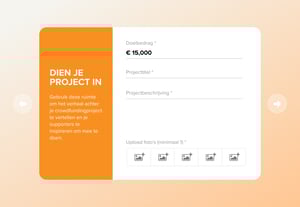 crowdfunding projecten indienen